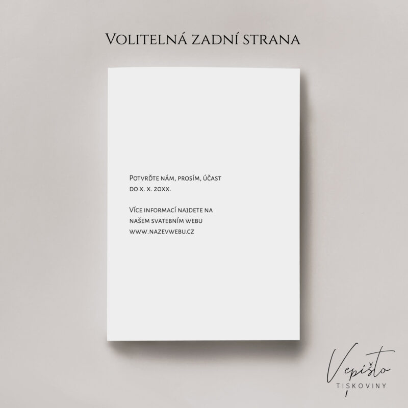 Mimo formát, svatební oznámení Vzali jsme se - Obrázek 2