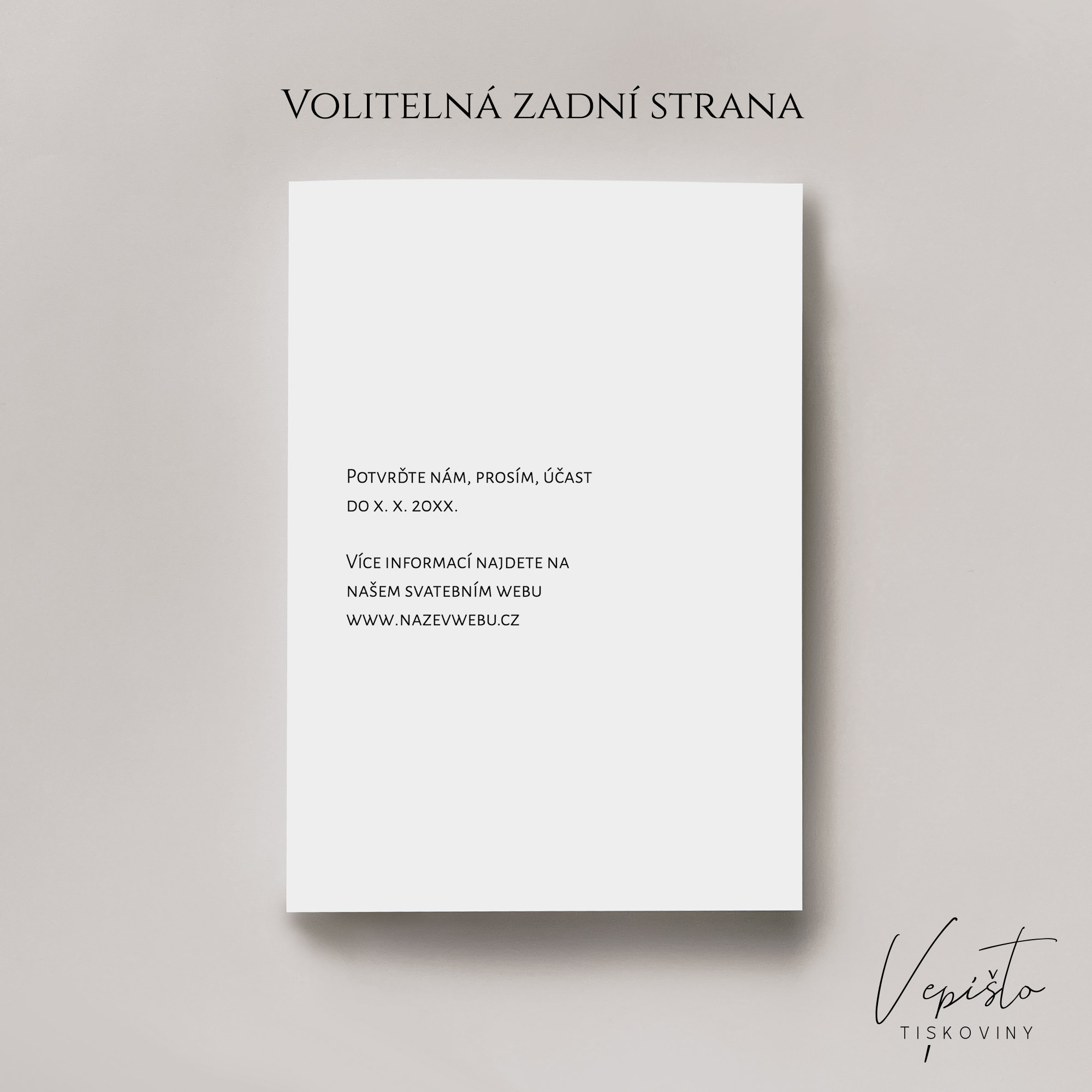 Mimo formát, svatební oznámení Vzali jsme se - Obrázek 2