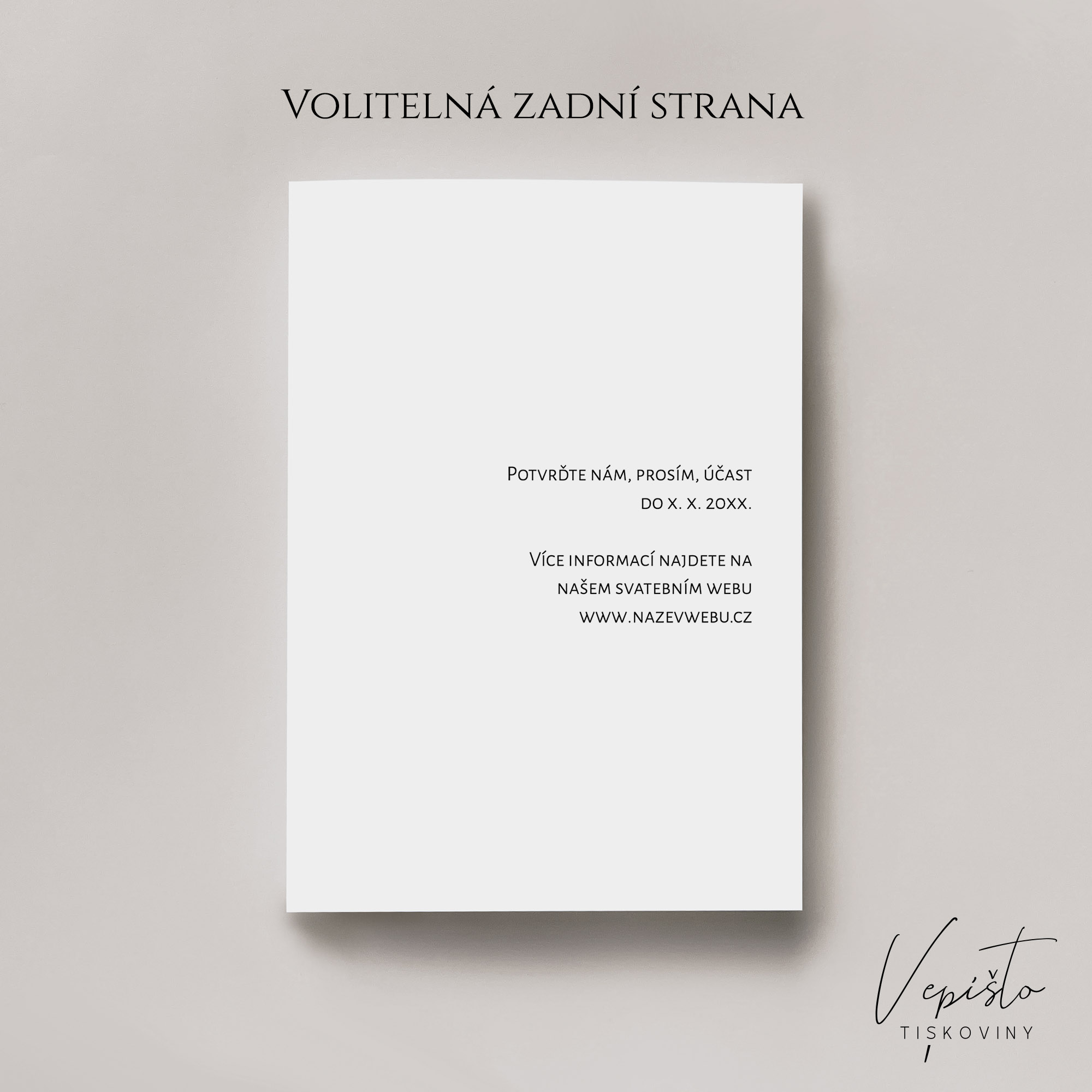 Mimo formát, svatební oznámení Budeme se brát - Obrázek 2