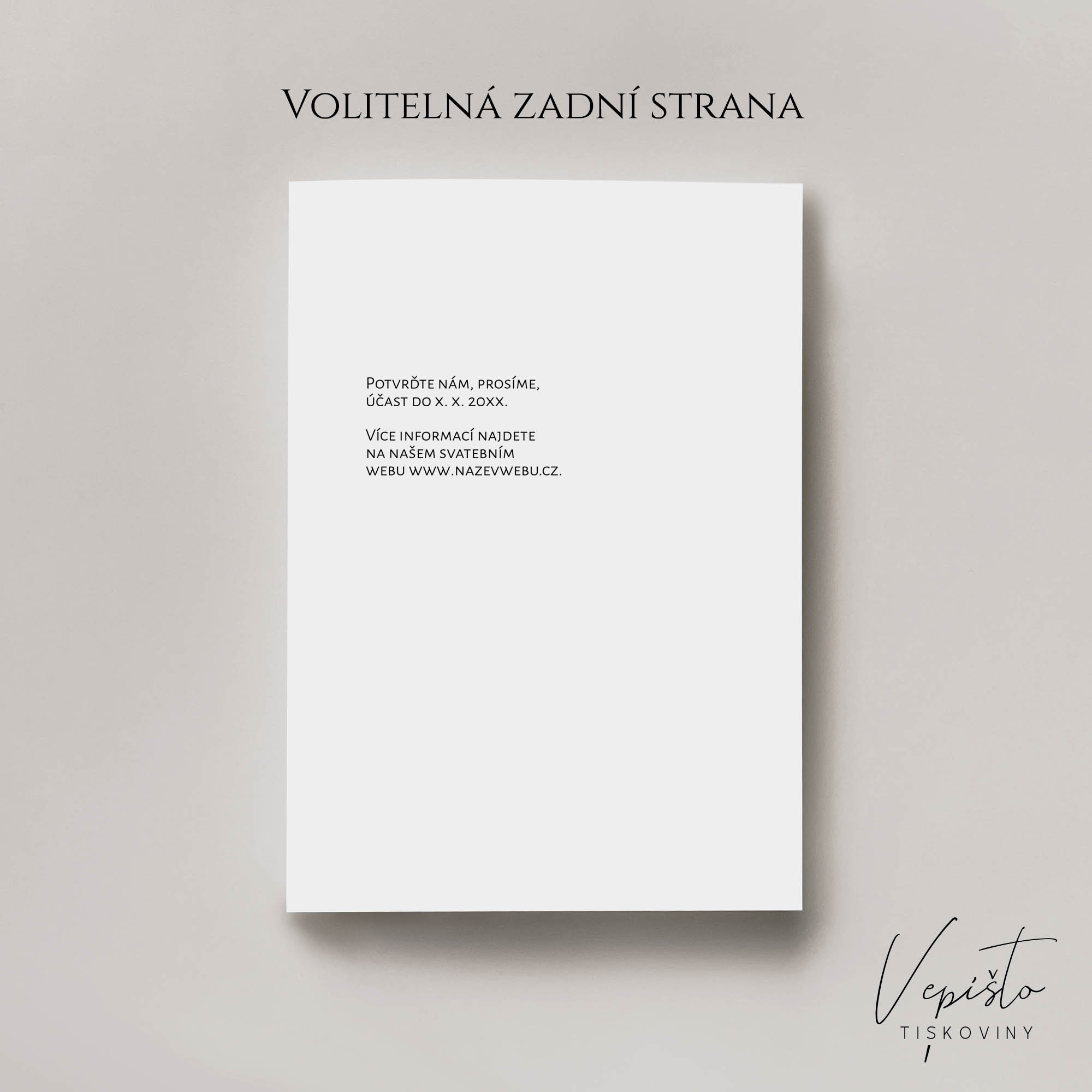 Mimo formát, svatební oznámení Bude svatba - Obrázek 2