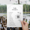 Oblouky, svatební hra Fotošpion s QR kódem