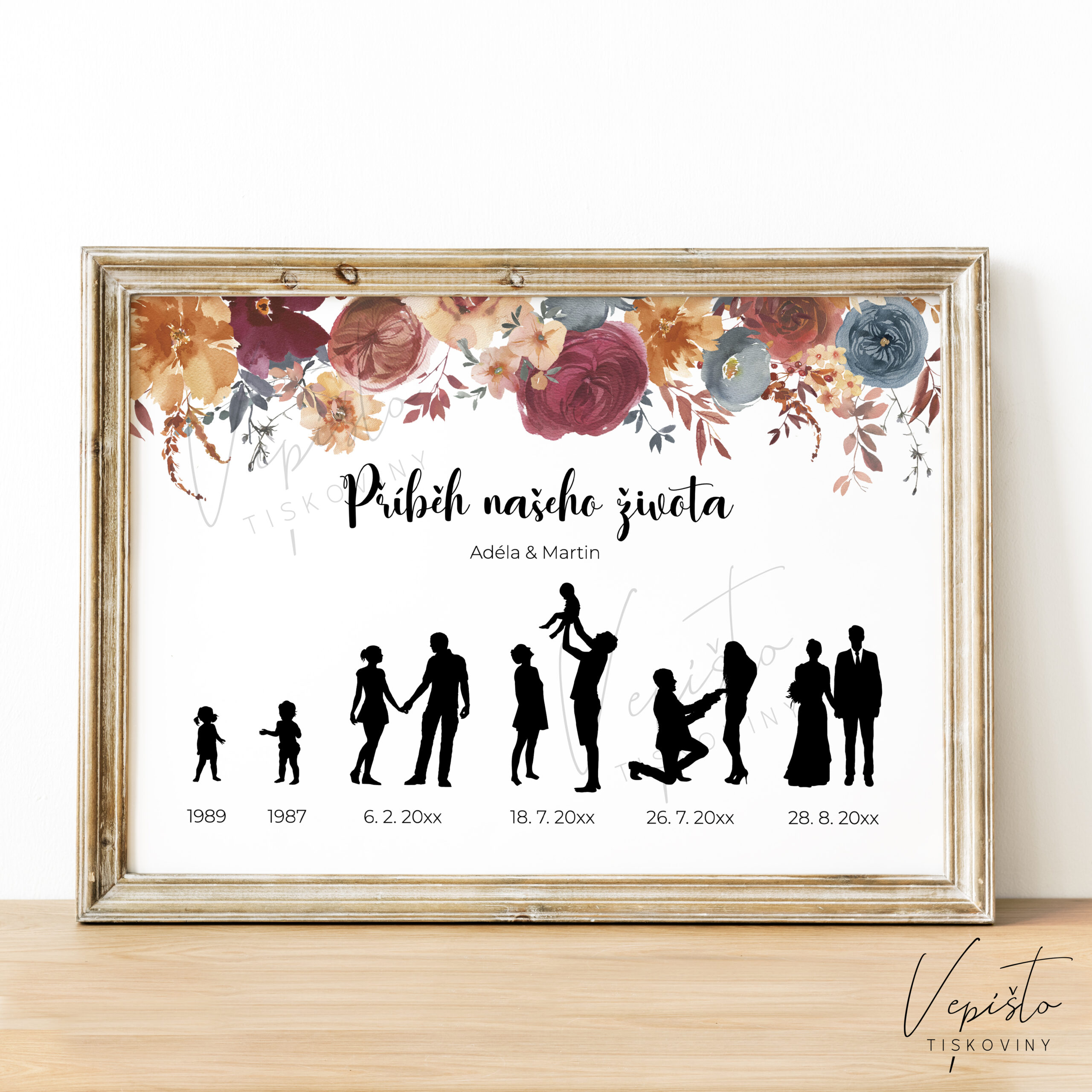 Podzimní květy, plakát Příběh našeho života (jedno dítě)