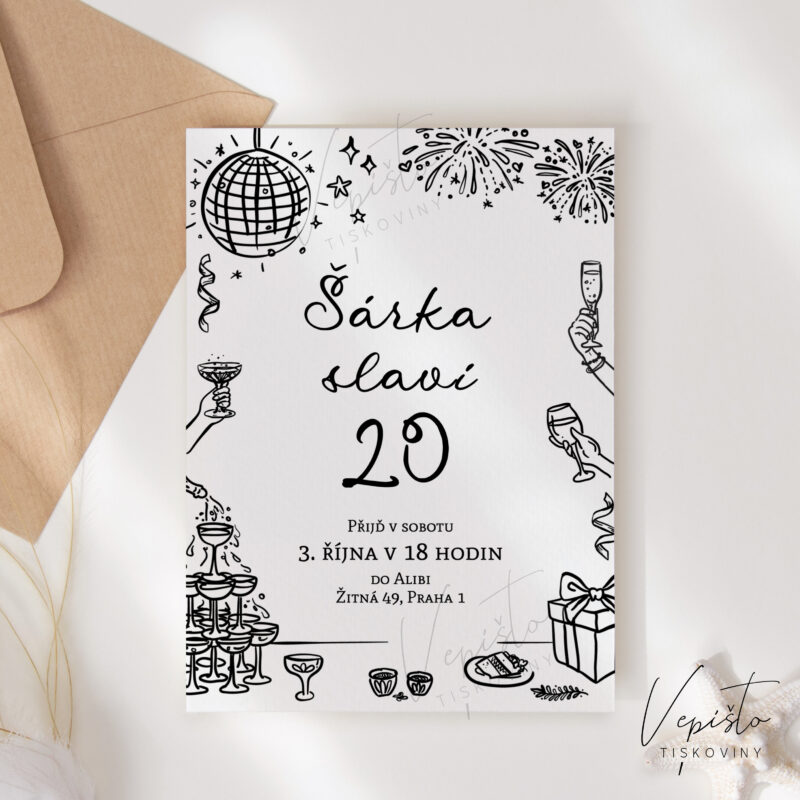 Pozvánka na narozeniny s obrázky