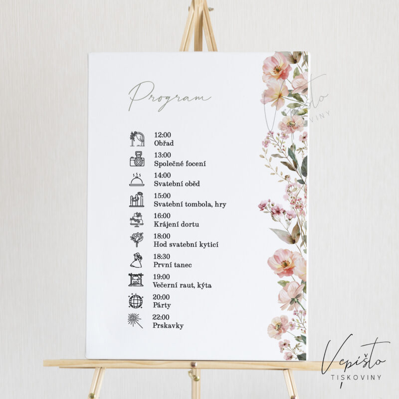 Růžová kvítka, program