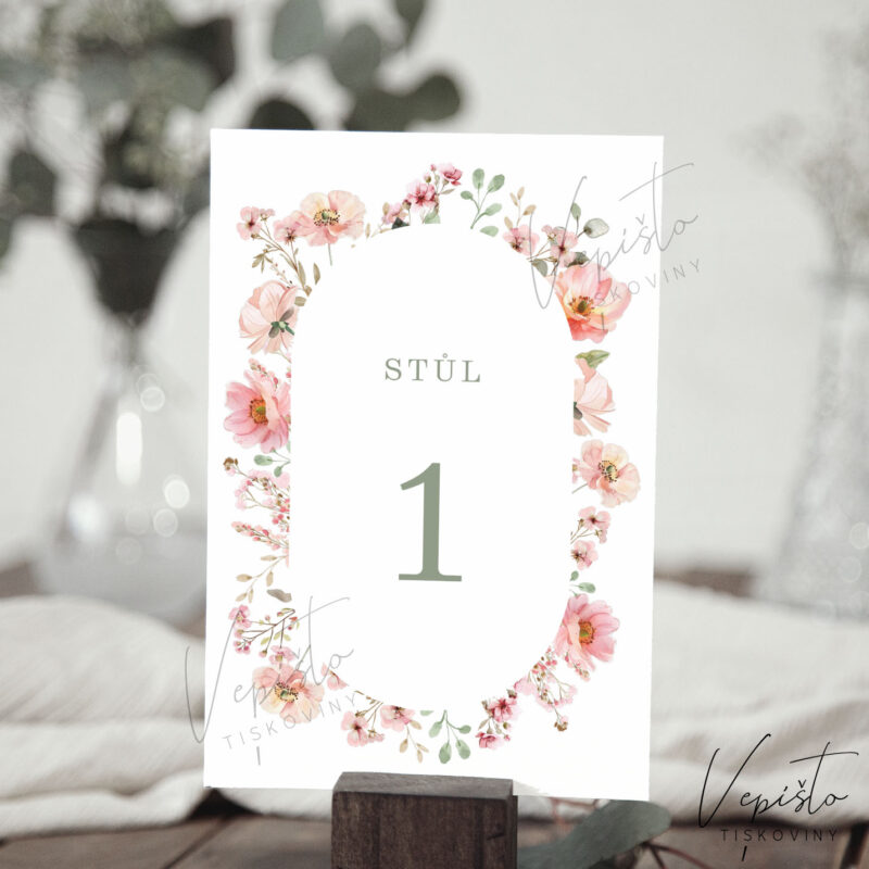Čísla stolů